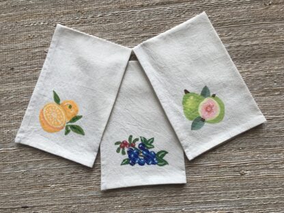 Calyz Blueberries Group Tea Towel (Set of 3)